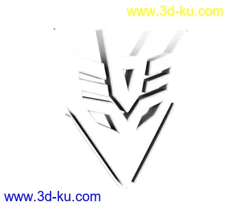 3D打印模型机器人标志的图片