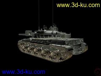 3D打印模型老坦克高模的图片