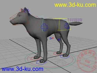 3D打印模型来自Highend3d的各种角色绑定的图片