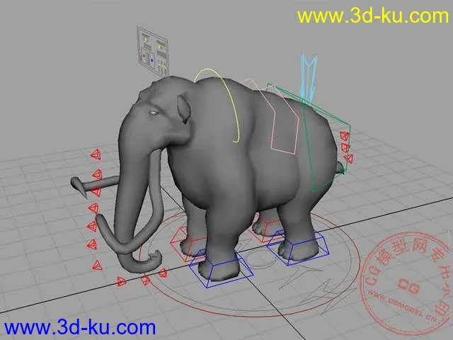 来自Highend3d的各种角色绑定模型的图片16