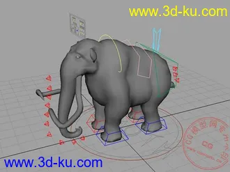 3D打印模型来自Highend3d的各种角色绑定的图片