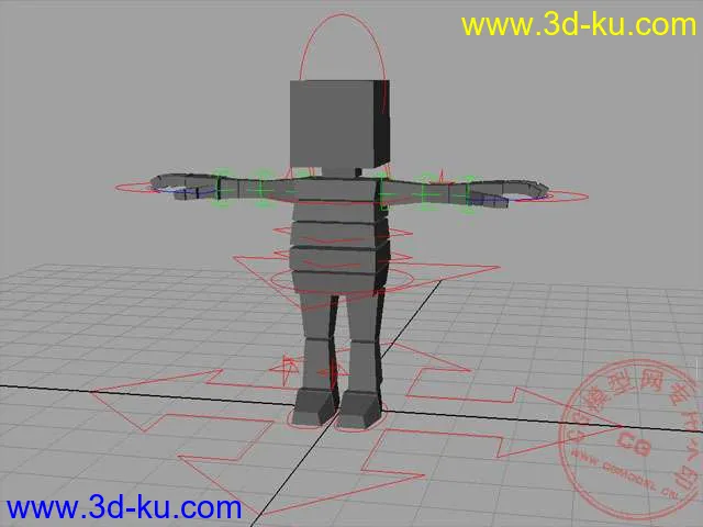 来自Highend3d的各种角色绑定模型的图片5