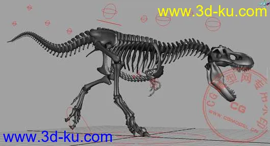 来自Highend3d的各种角色绑定模型的图片17