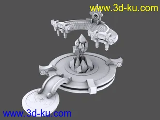 3D打印模型Q版游戏建筑的图片