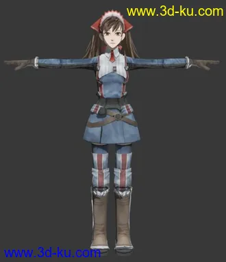 3D打印模型PS3战场的女武神@alicia的图片