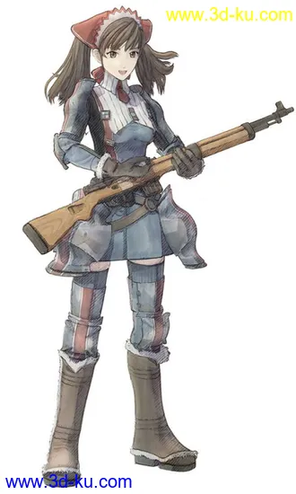 3D打印模型PS3战场的女武神@alicia的图片