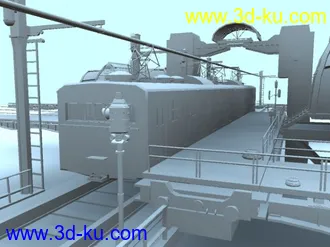 3D打印模型【比较精致的场景_火车站】的图片
