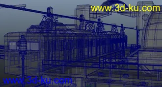 3D打印模型【比较精致的场景_火车站】的图片