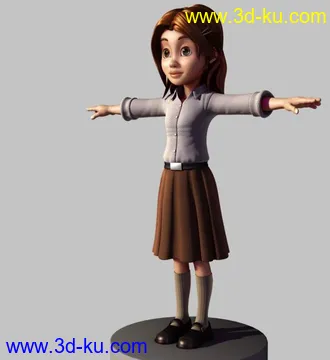 3D打印模型萝莉一只~的图片