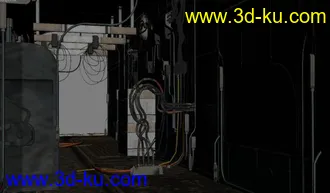 3D打印模型火车 + 隧道 次时代  法线的图片