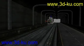 3D打印模型火车 + 隧道 次时代  法线的图片