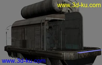 3D打印模型火车 + 隧道 次时代  法线的图片