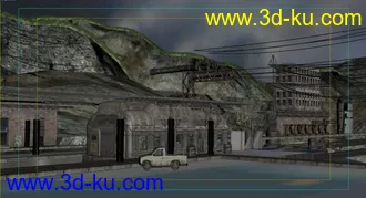 3D打印模型山村列车站 次时代 法线  贴图的图片