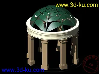 3D打印模型亭子的图片