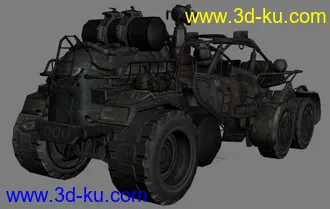 3D打印模型彪悍威猛的战车   次时代的图片