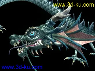 3D打印模型龙-绑定-动画的图片