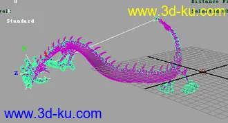 3D打印模型龙-绑定-动画的图片