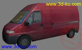 3D打印模型游戏底模 货运汽车的图片