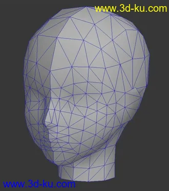 3D打印模型韩国教员当年制作的卡通男头一个，步线经典！的图片