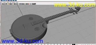3D打印模型水晶石建模里面的琵琶的图片