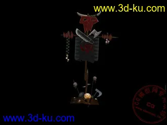 3D打印模型我临摹的　魔兽１的图片