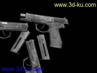 3D打印模型中国92式9MM手枪 带超清贴图的图片
