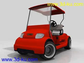 3D打印模型高尔夫球场的电瓶车（mb格式带贴图和材质）的图片