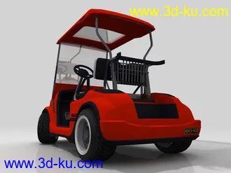 3D打印模型高尔夫球场的电瓶车（mb格式带贴图和材质）的图片