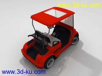 3D打印模型高尔夫球场的电瓶车（mb格式带贴图和材质）的图片