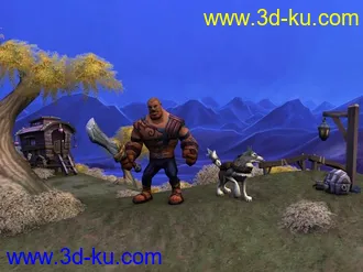 3D打印模型火炬之光的猪脚们的图片