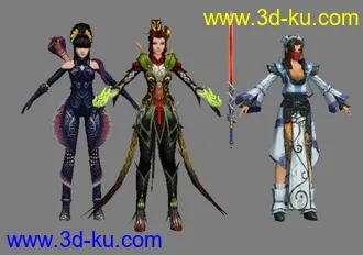 3D打印模型烛龙装（女）的图片