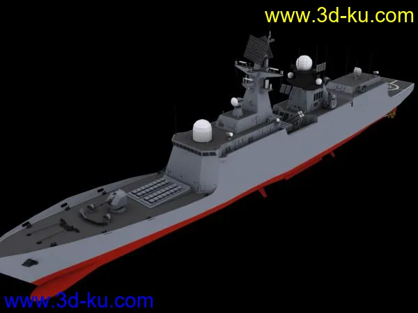 精品“江凯”级护卫舰-054A max格式模型的图片1