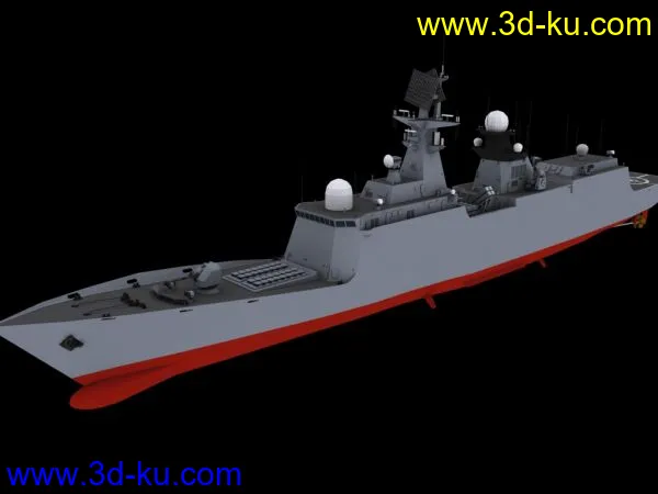 精品“江凯”级护卫舰-054A max格式模型的图片2