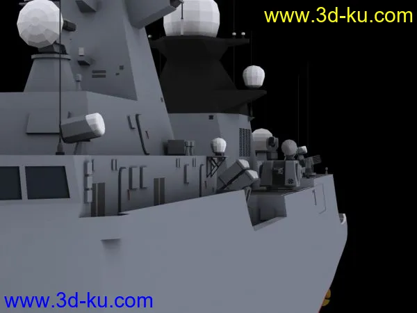 精品“江凯”级护卫舰-054A max格式模型的图片3