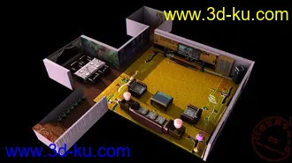 3D打印模型场景最终图的图片