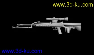 3D打印模型求助！中国88狙击！贴图问题！的图片