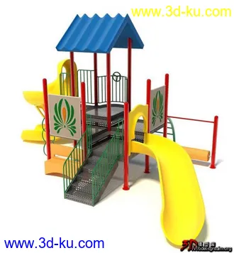 3D打印模型滑梯大型玩具的图片