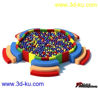 3D打印模型彩球大型玩具的图片