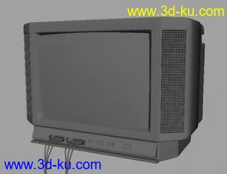 3D打印模型老式电视机 超精细的图片