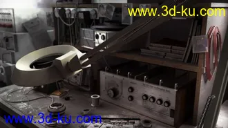 3D打印模型自己做的一个室内的图片