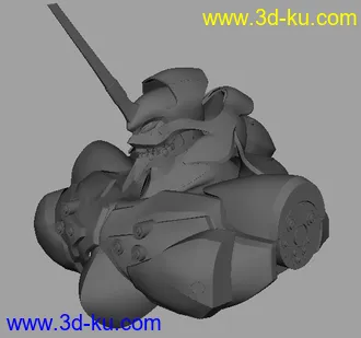 3D打印模型EVA零号机（半身）的图片