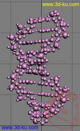 DNA 分子模型（感谢大家分享这一切！）的图片
