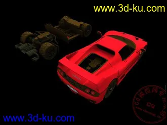3D打印模型法拉利的图片