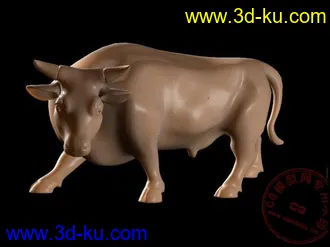 3D打印模型壮牛一只 （做个纪念品，摆设什么的 还不错）的图片
