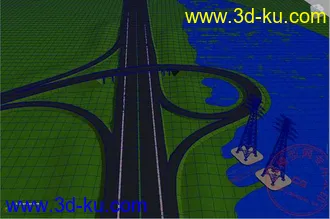 3D打印模型立交桥的图片