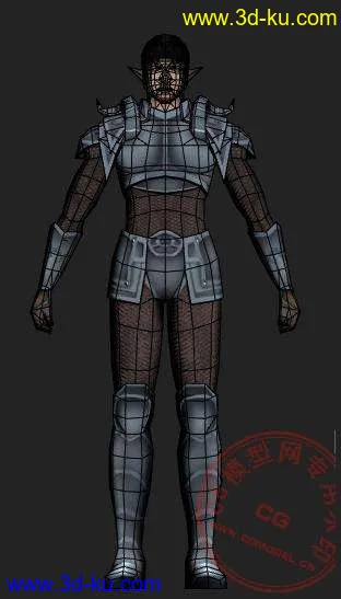 3D打印模型男武士的图片
