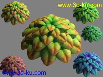 3D打印模型草丛的图片