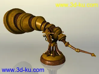 3D打印模型三位一体  望远镜的图片
