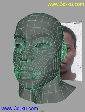 3D打印模型非洲男滴~~~！！！的图片