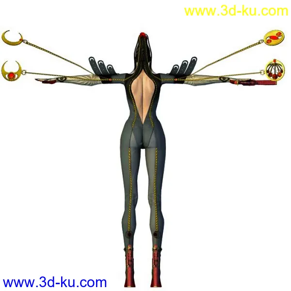 [Xbox360] 猎天使魔女 Bayonetta 3d model模型的图片3